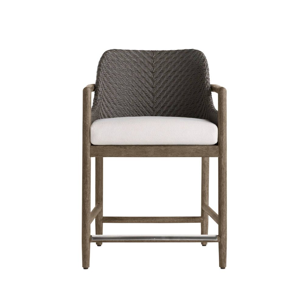 Chilton Outdoor Performance Boucle Dark Counter Stool