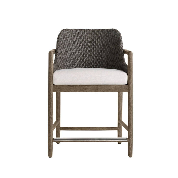 Chilton Outdoor Performance Boucle Dark Counter Stool