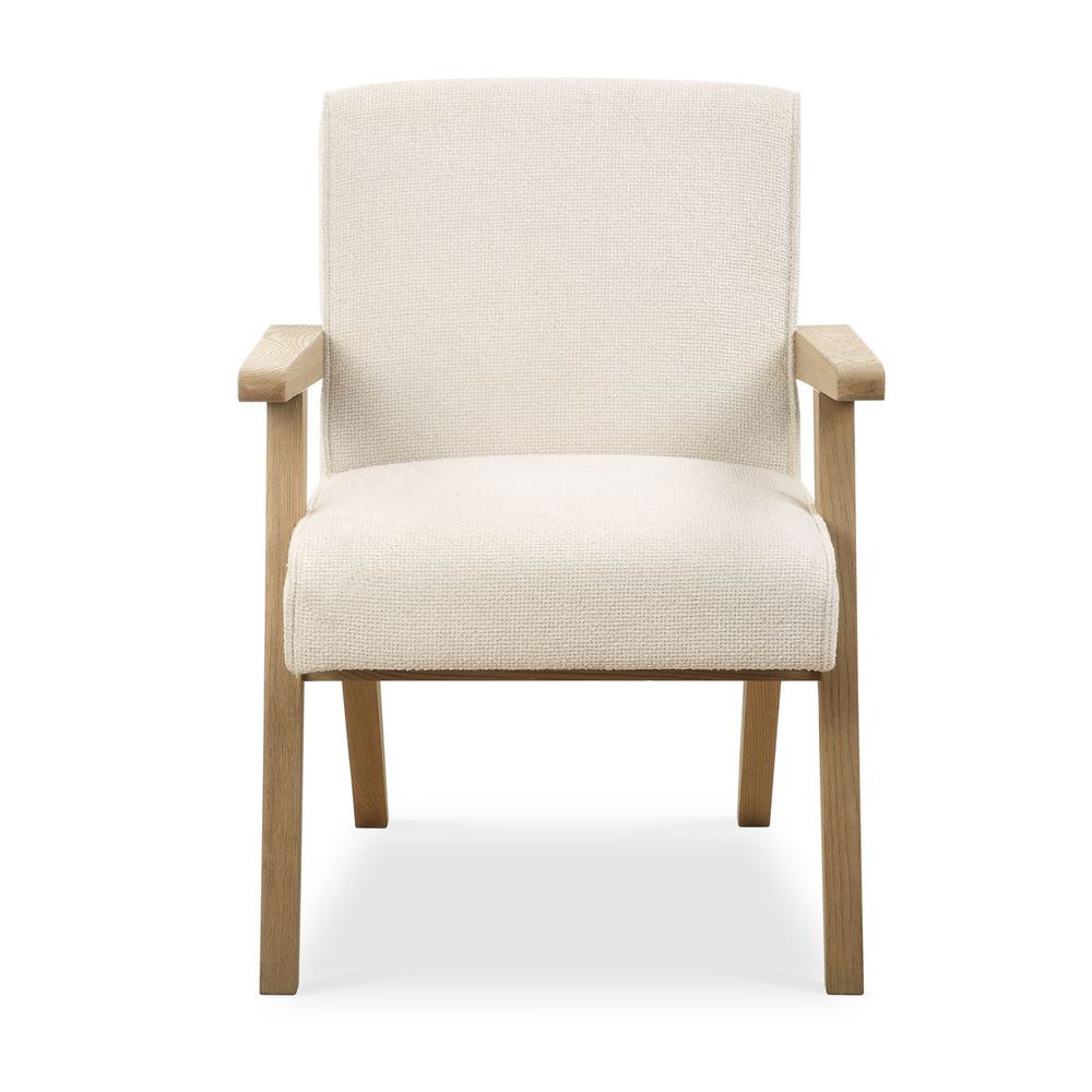 Marigold Snow & Oak Dining Arm Chair