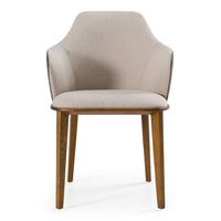 Elowen Modern Beige & Grey Dining Chair