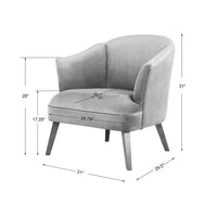 Ember Green Velvet Accent Chair