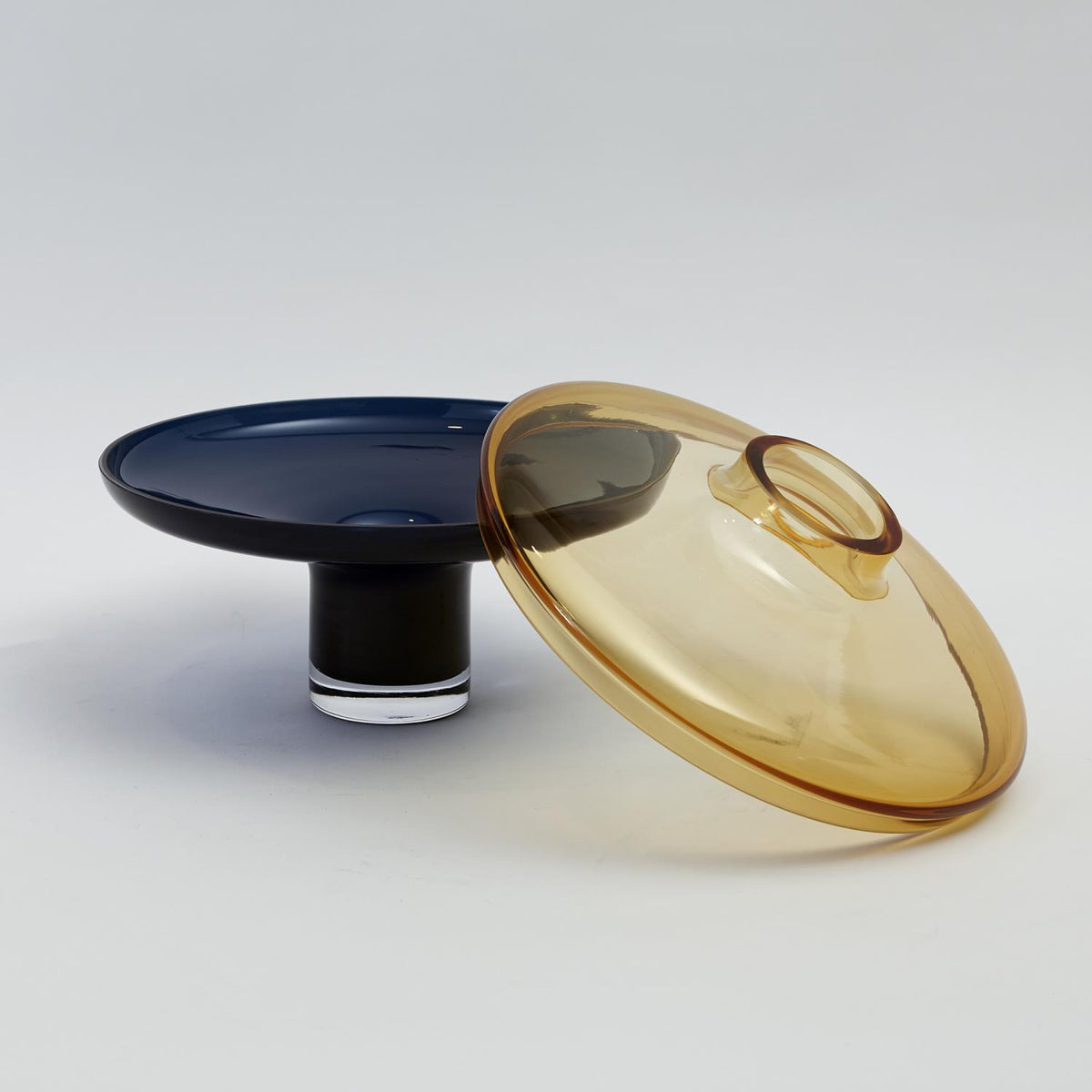 Lowell Amber/Cobalt Vase (4 Sizes Available)