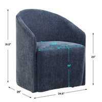 Sophie Blue Dining Chair