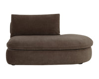 Oressa Brown Modular Right Chaise