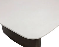Calida Cream Faux Leather & Gold Dining Table & Gianni Dining Chairs (Set of 8)