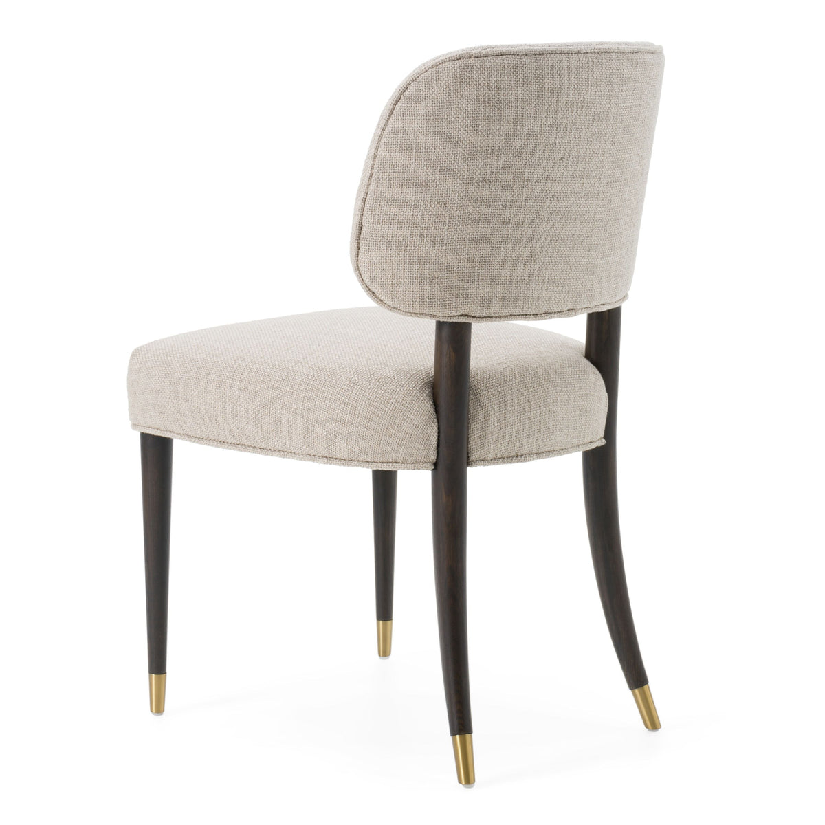 Beatriz Modern Beige & Oak Dining Chair (Set of 2)
