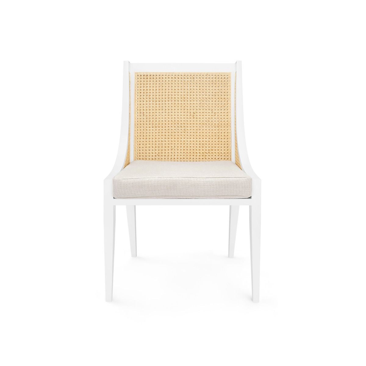 Aspen White Linen Chair