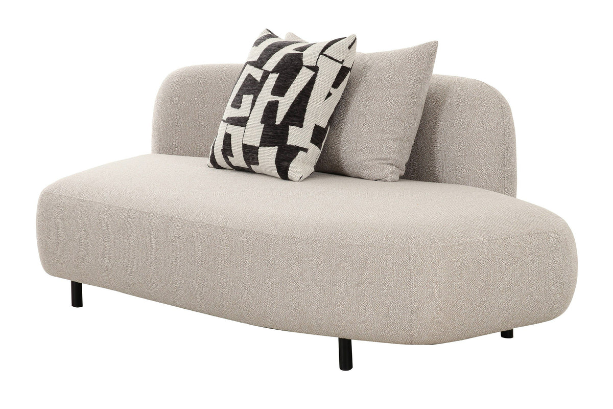 Emilia Modern Beige Sectional Sofa