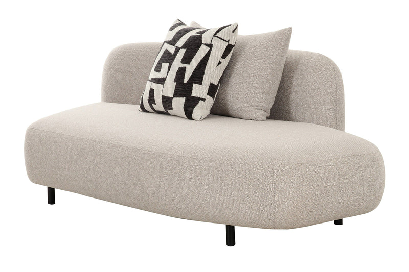 Emilia Modern Beige Sectional Sofa