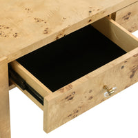 Ada 54" Natural Burl Console Table