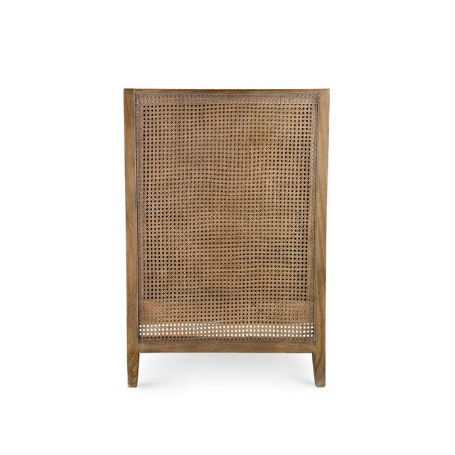 Aspen Driftwood Linen Accent Chair