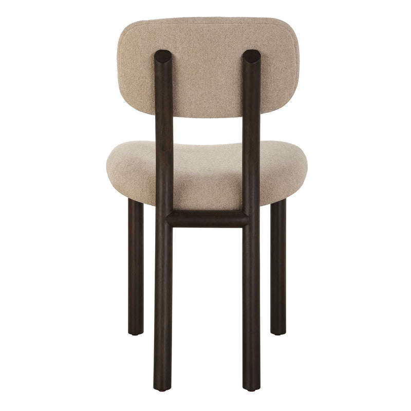 Vertu Sand & Walnut Dining Chairs (Set of 2)