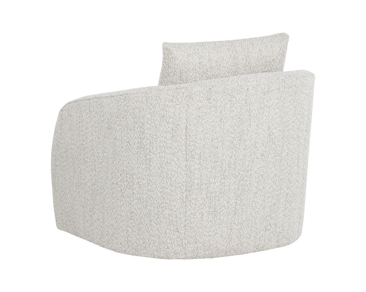 Wexford Greige Swivel Accent Chair