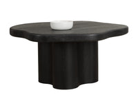 Bellona Black Solid Acacia Wood Dining Table