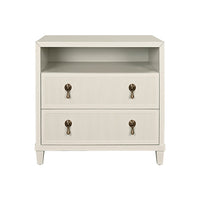 Isla 32.5" Antique White Nightstand/End Table