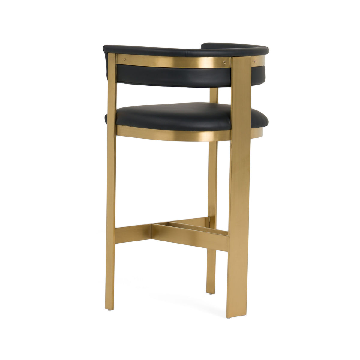 Divine Modern Black & Gold Barstool