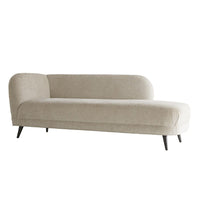 Carla 80"Stone Bouclé Chaise