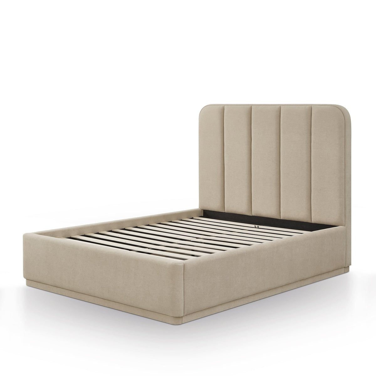 Penelope Tan Chenille Bed (2 Sizes Available)
