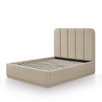 Penelope Tan Chenille Bed (2 Sizes Available)