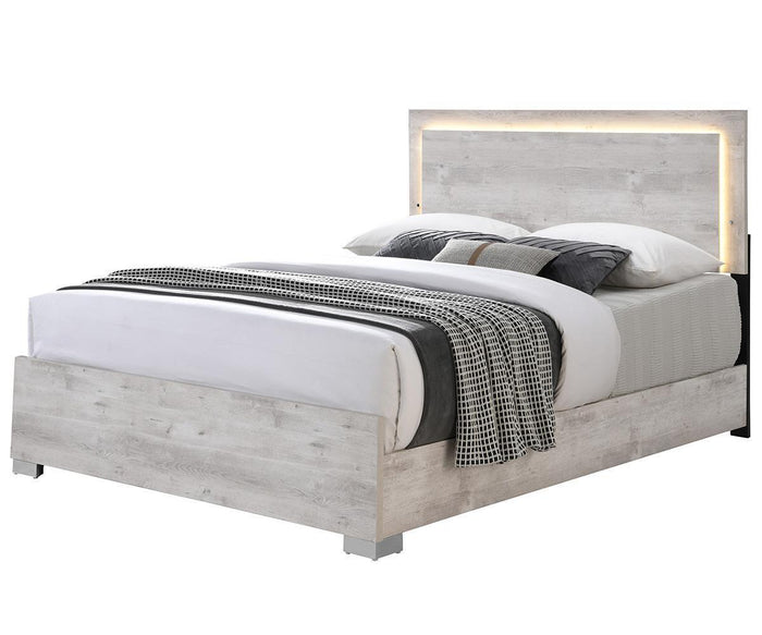 Vida White Modern Bedroom Set