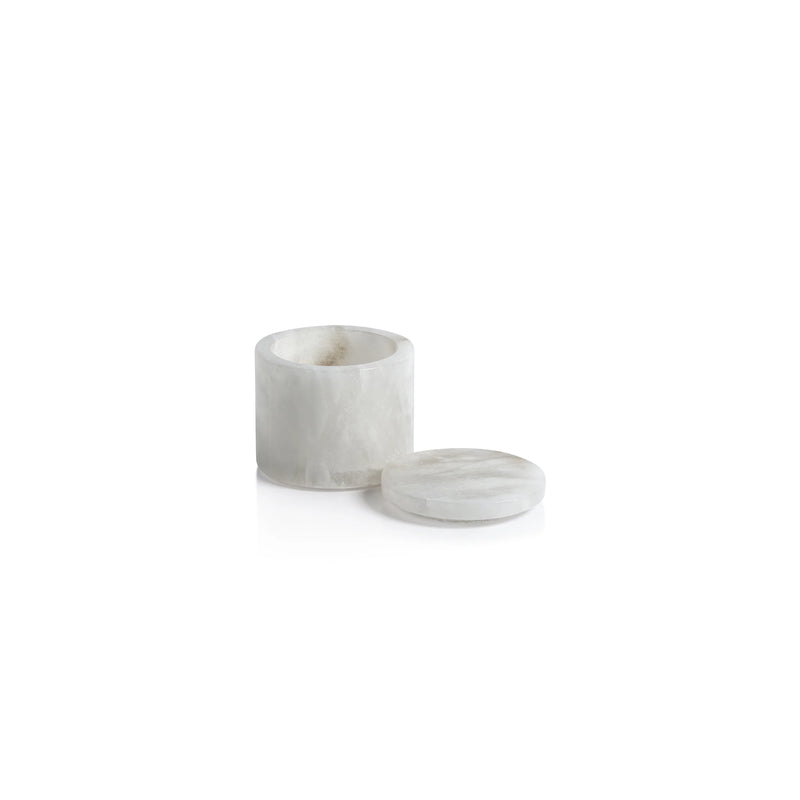 Côte d'Azur Alabaster Apothecary Jar - Set of 2