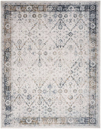 Pheobe Ivory & Blue Washable Area Rug