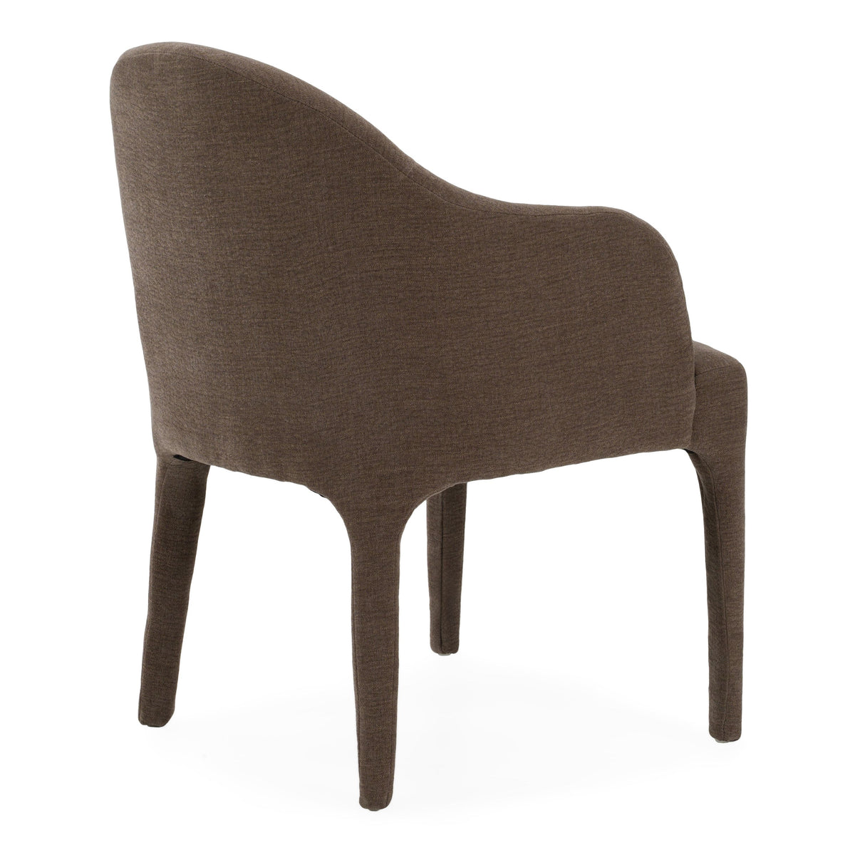 Nicolle Modern Brown Upholstered Dining Chair