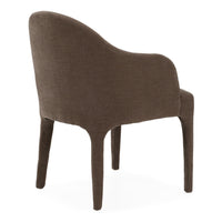 Nicolle Modern Brown Upholstered Dining Chair