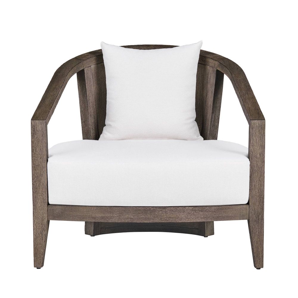 Sobek Textured Back Outdoor Performance Boucle Lounge Chair