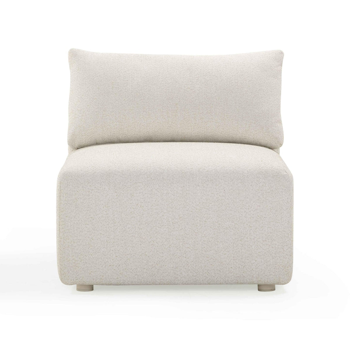 Karsyn Cream Performance Fabric Outdoor Modular Armless Chair