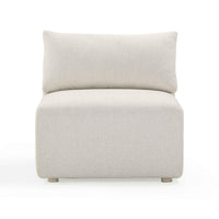 Karsyn Cream Performance Fabric Outdoor Modular Armless Chair