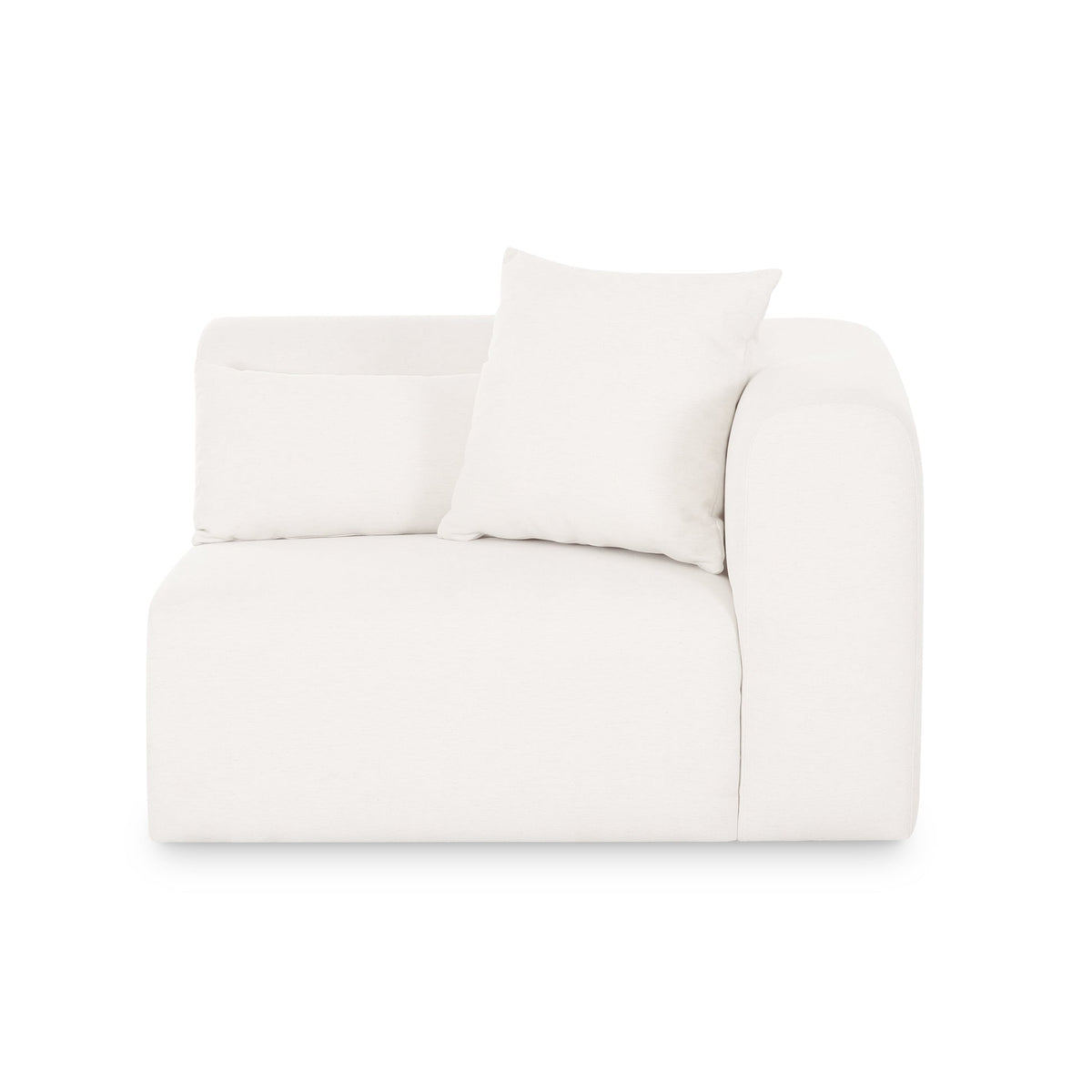 Tereasa Cream Performance Chenille Modular Corner Chair (RAF & LAF)