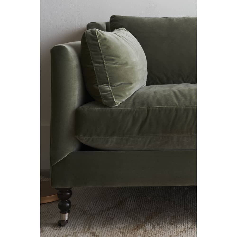Blaise 90" Sage Velvet Cloud Sofa