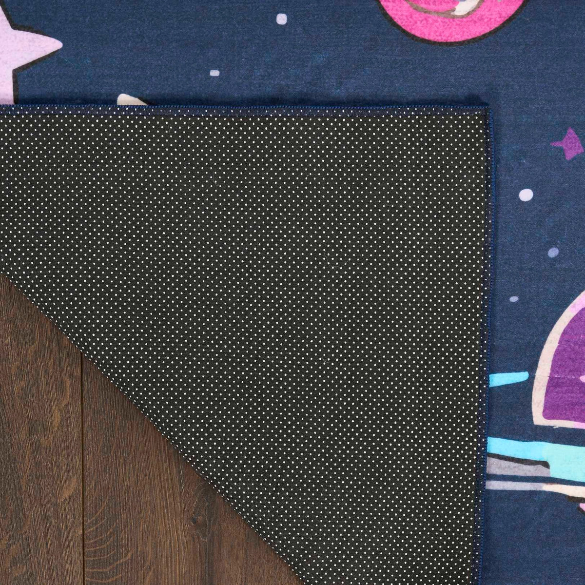 Space Black Area Rug
