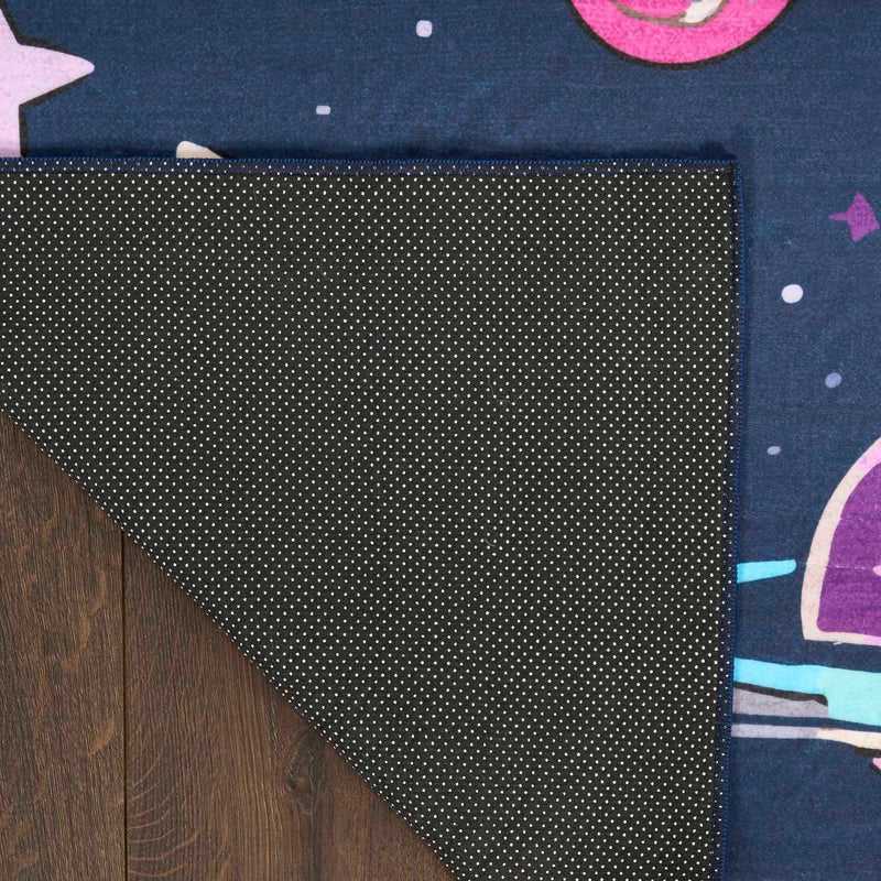 Space Black Area Rug