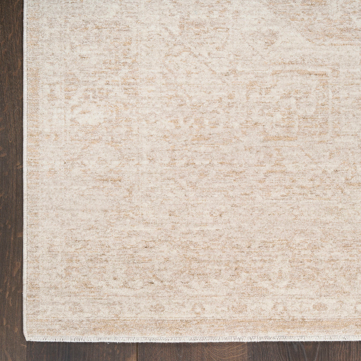 Lucienne Beige Medallion Area Rug