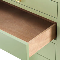 Maylee 26" Green & Gold Nightstand
