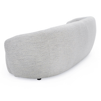 Fabia 90" Modern Off-White Fabric Sofa