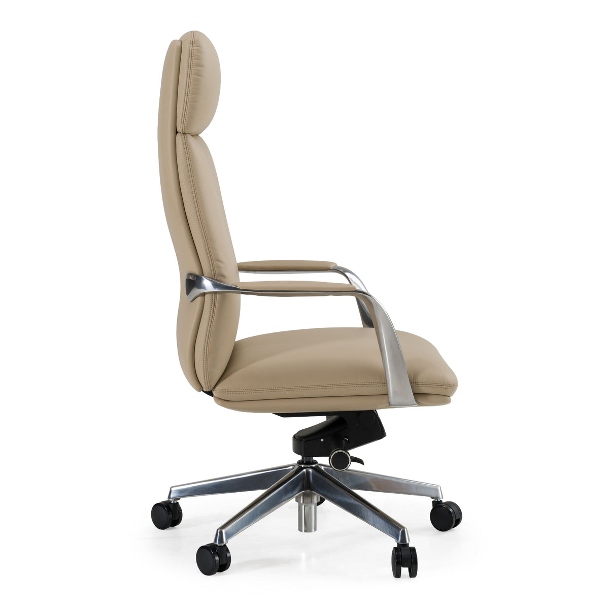 Ollie Modern Tan Vegan Leather Office Chair