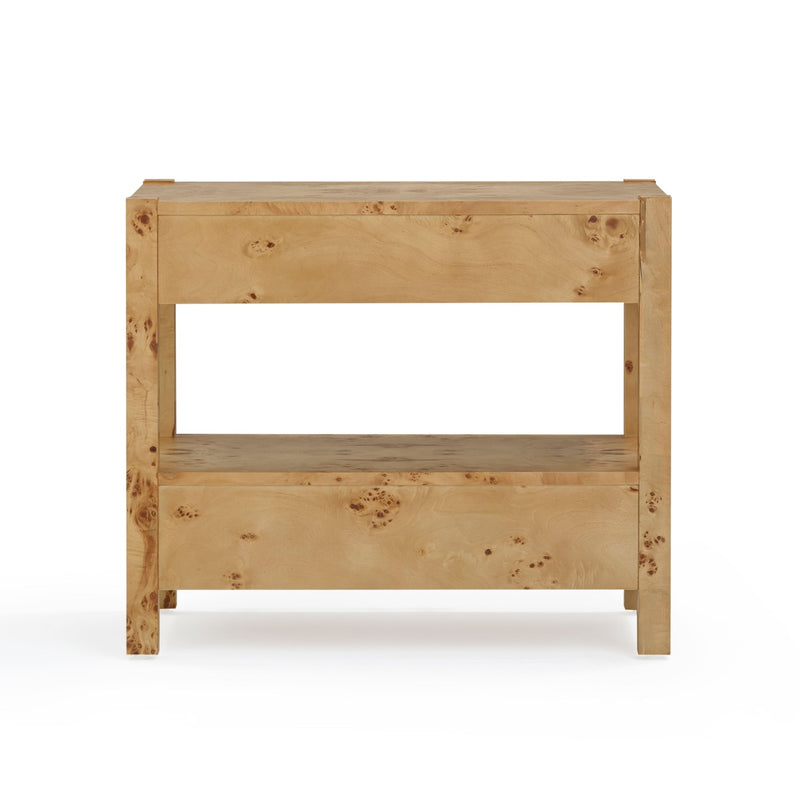 Ada Honey Burl Nightstand