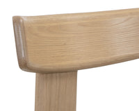 Horton Rustic Oak & Forest Green Dining Chair (Set of 2)