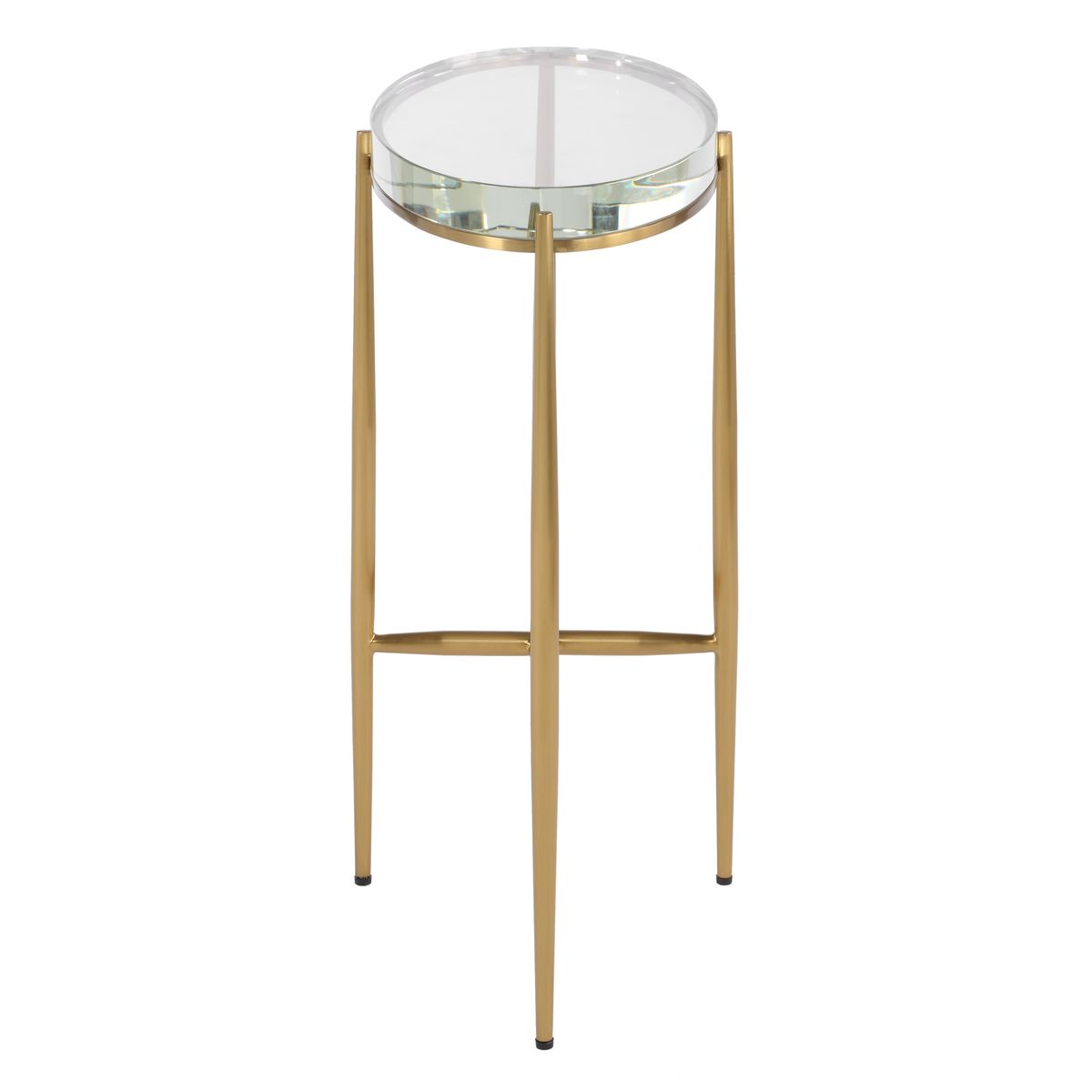 Alexandra Crystal & Gold Accent Table