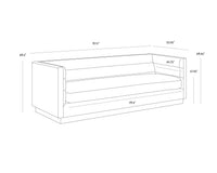 Talbot 87” Oatmeal Sofa