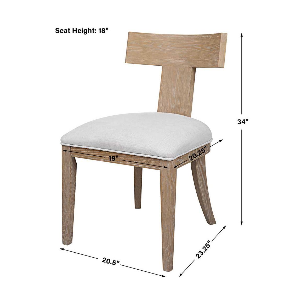 Rowan Natural Armless Chair
