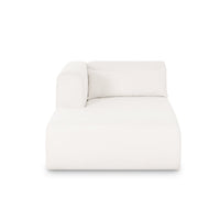 Tereasa Cream Performance Chenille Modular Chaise