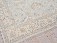 Carra Light Blue/Ivory Luxury Area Rug