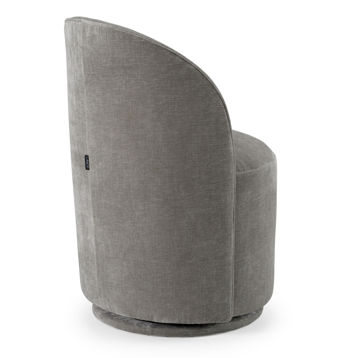 Bridget Modern Grey Swivel Dining Chair