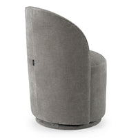 Bridget Modern Grey Swivel Dining Chair