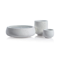 Côte d'Azur White Concrete Scented Candle/6 Wick-45.5 oz (Set of 4)