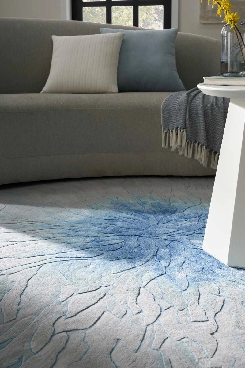 Vivid Blue Area Rug